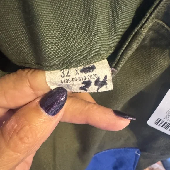 Urban Renewal Remade Embroidered Patched Baker Pant NWT size 30 in olive - Picture 6 of 7